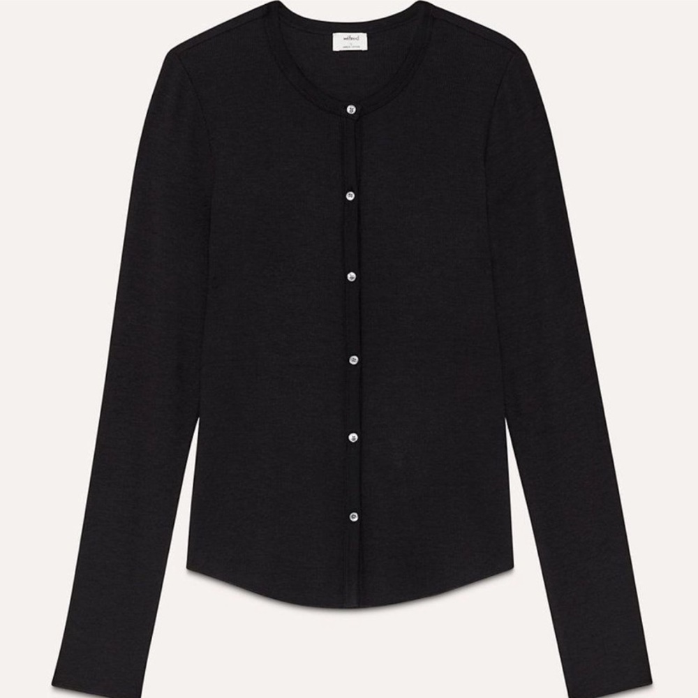 Aritzia Wilfred Ribbed Long-sleeve